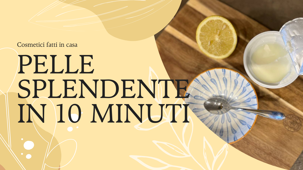 Peeling chimico naturale fai da te