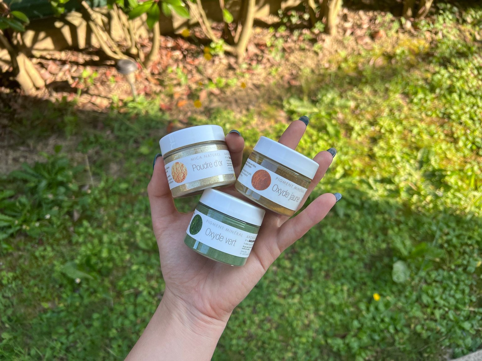 Mica e ossido minerale per colorare sapone realizzato con il metodo a freddo
