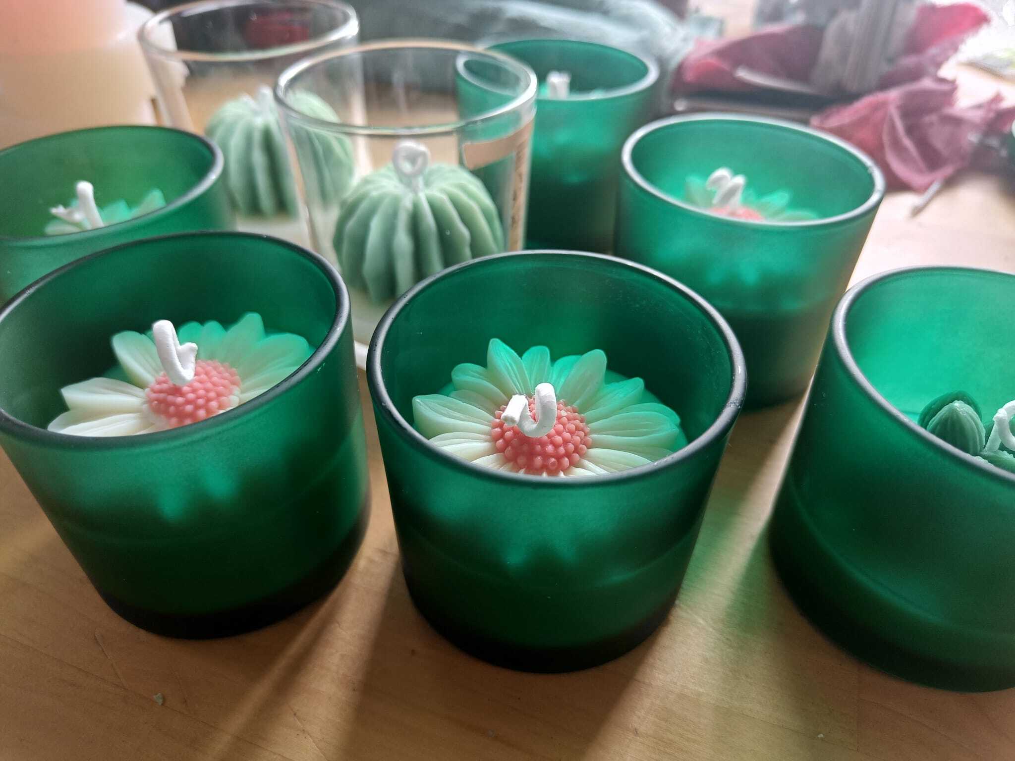 Candele artigianali in cera di soia